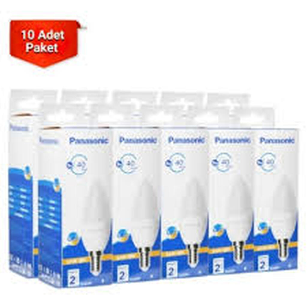  panasonıc 8,5w e27 duylu gün ışığı led ampul 10 adet 