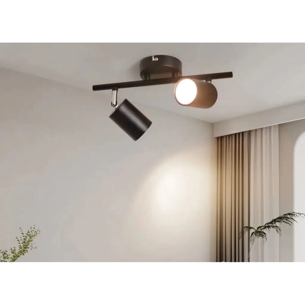 MYLİGHTS AMPULLÜ İKİLİ LED SPOT APLİK AVİZE ARMATÜR HAREKLİ METAL GÜN IŞI LED AMPUL DAHİLDİR HAREKETLİ BAŞLIK 