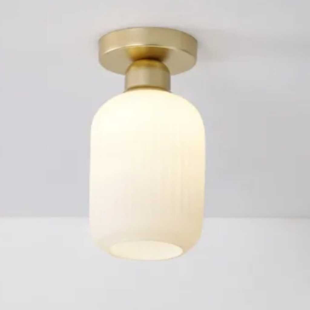 MYLİGHTS PLOFONYER TAVAN AVİZE OPAL CAM AVİZE MODER SPOR AVİZE 14cm