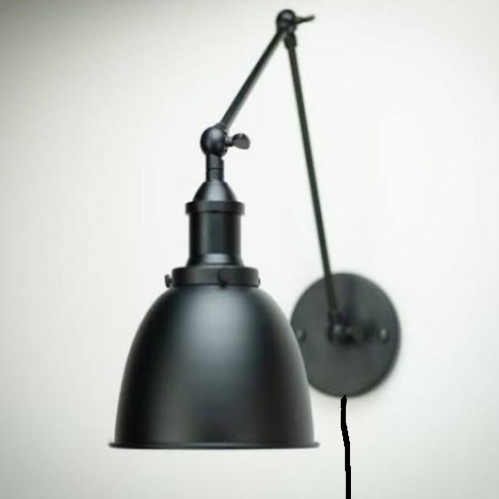 MYLİGHTS RERO RUSTİK VİNTAGE FİŞLİ KABLOLU ANAHTARLI AKROBATİK APLİK YATAK BAŞI APLİK