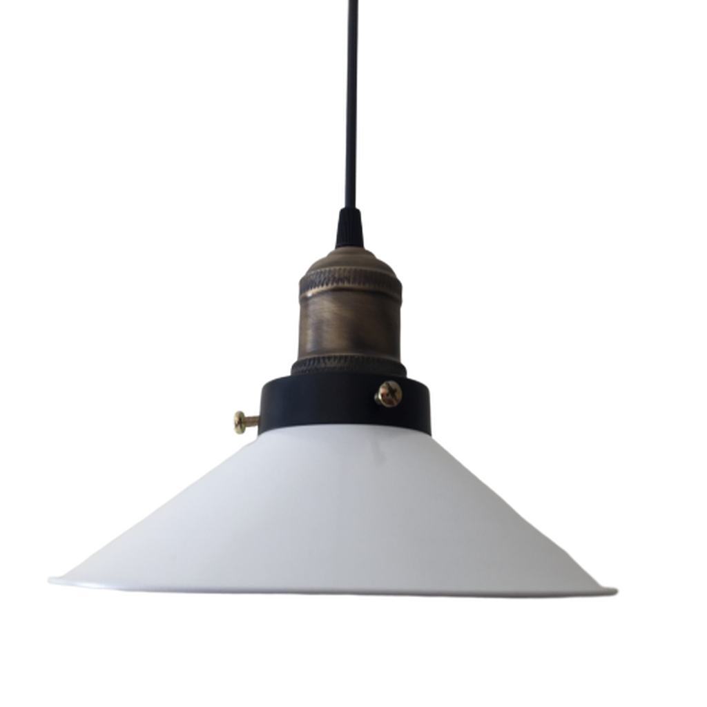 MYLİGHTS RETRO BEYAZ METAL SARKIT AVİZE 23 CM