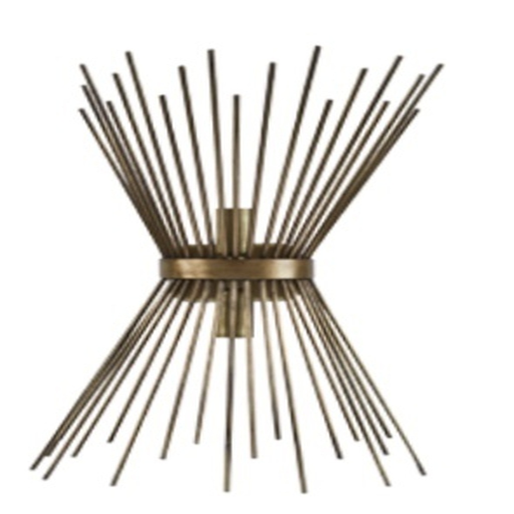 Mylights Retro Büyük Kirpi Aplik Eskitme Duvar Lambası Duy 2XE27