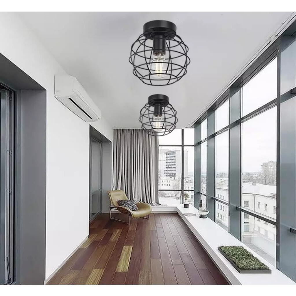 Mylights Retro Dünya Kafes Avize Tavan Avize Plofonyer Armatür (424397866)