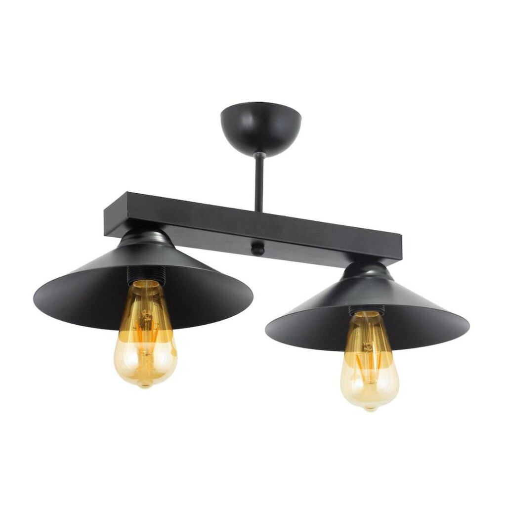 MYLİGHTS RETRO İKİLİ SIRALI METAL AVİZE