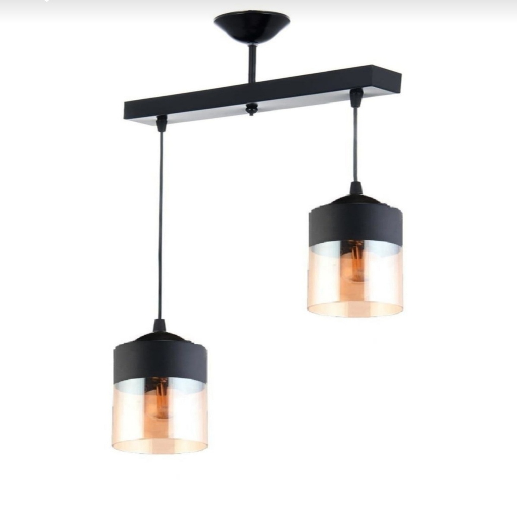 MYLİGHTS RETRO İKİLİ SIRALI SARKIT AVİZE 30 CM EN