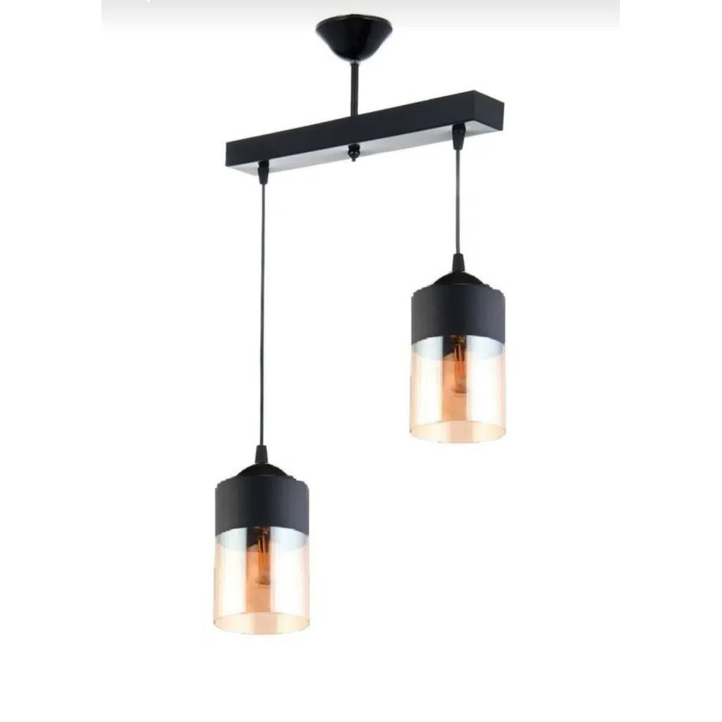 MYLİGHTS RETRO İKİLİ SIRALI SARKIT AVİZE 30 CM EN