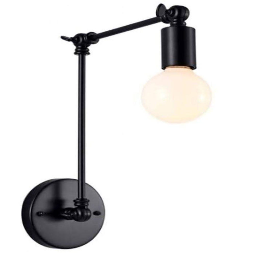 MYLİGHTS RETRO MAT SİYAH AKROBAT APLİK MAFSALI