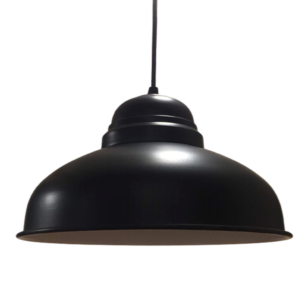 MYLİGHTS RETRO METAL SARKIT AVİZE SİYAH İÇİ BEYAZ