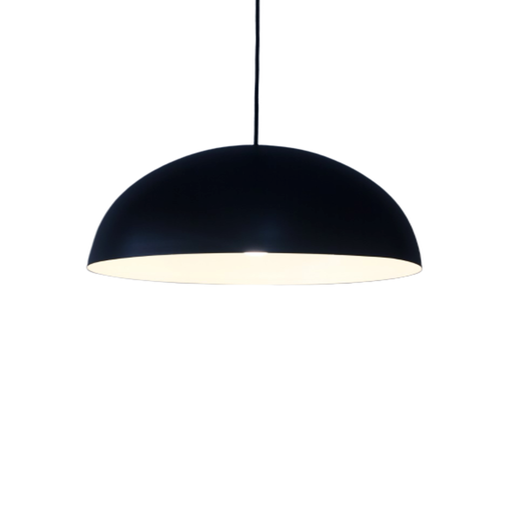 MYLİGHTS RETRO METAL SARKIT AVİZE SİYAH İÇİ BEYAZ 40CM