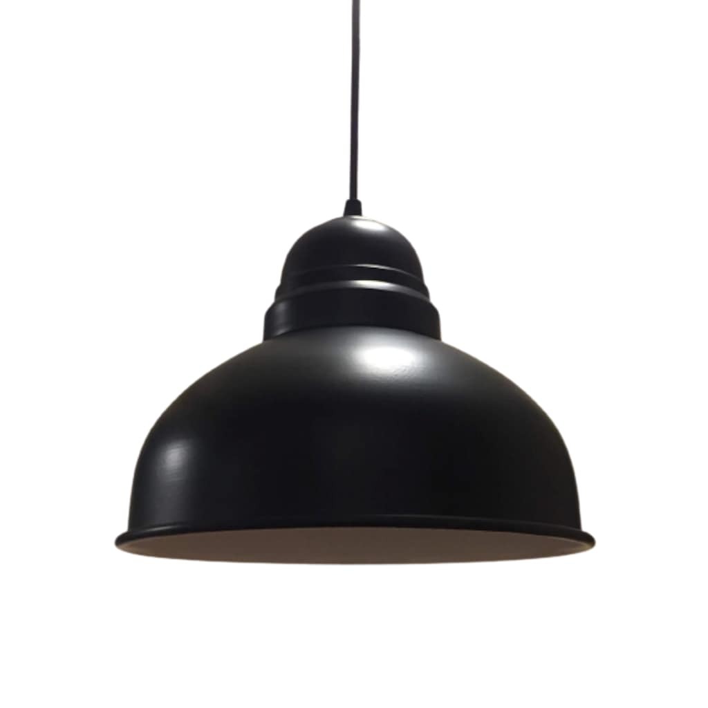 Mylights Retro Metal Sarkıt Avize Siyah İçi Beyaz (455572409)