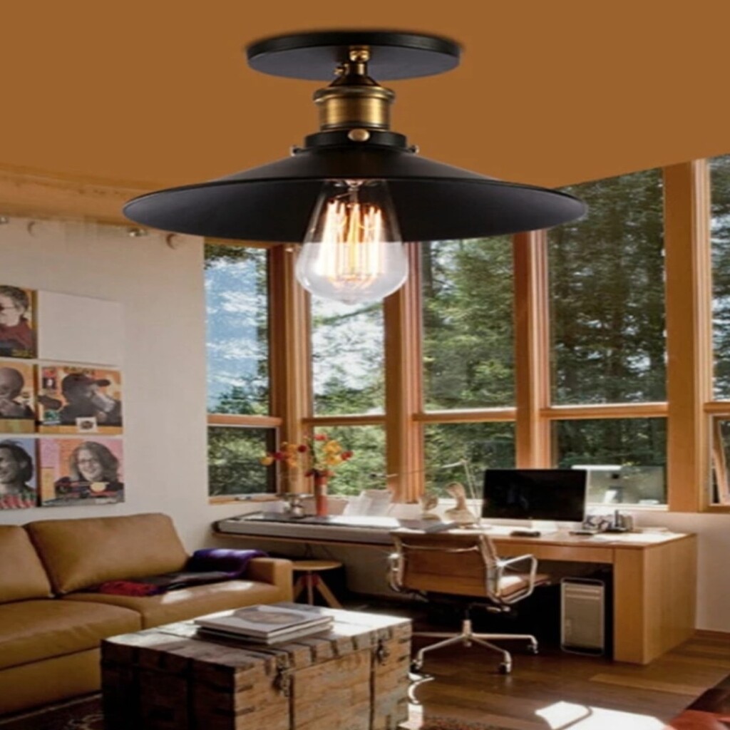 MYLİGHTS RETRO RUSTİK 30CM TAVAN ARMATÜR AVİZE RUSTİK TAVAN PLOFONYER