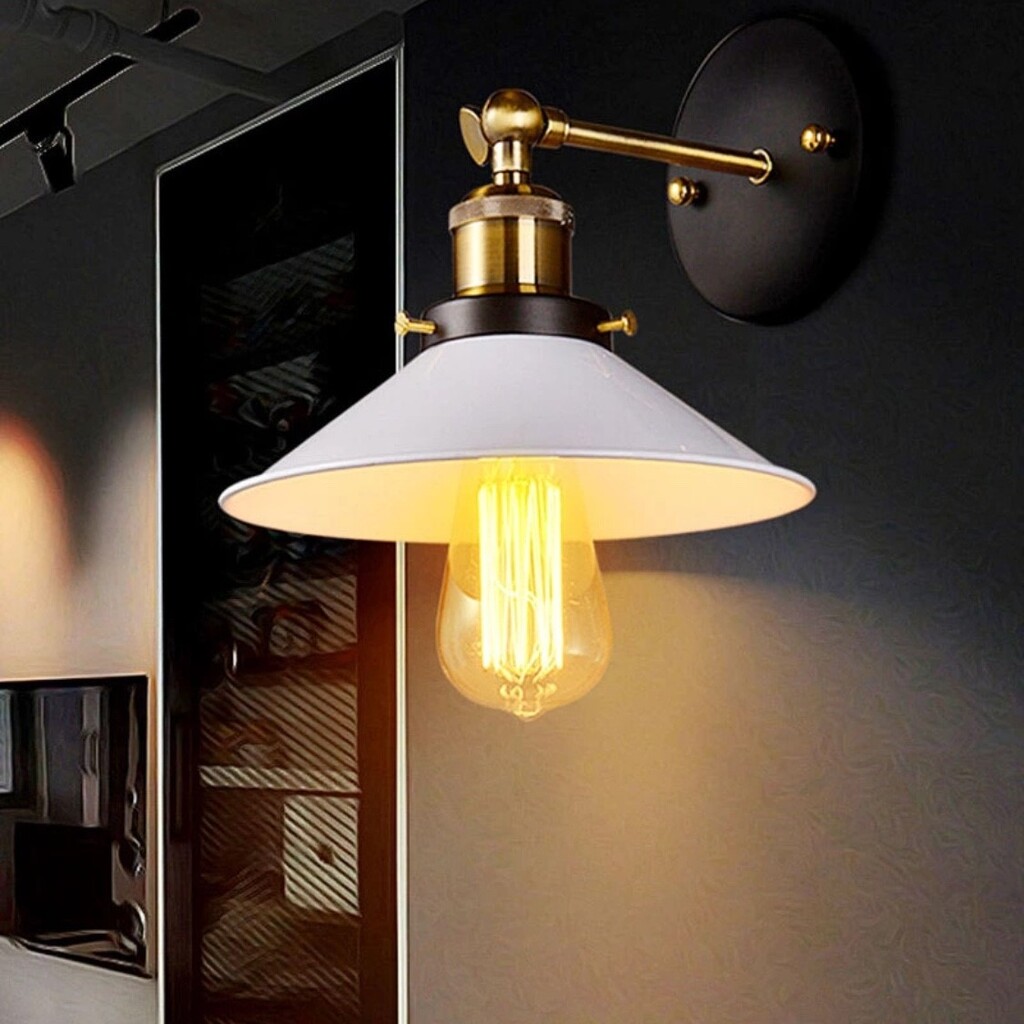 Mylights Retro Rustik Aplik Beyaz Başlık