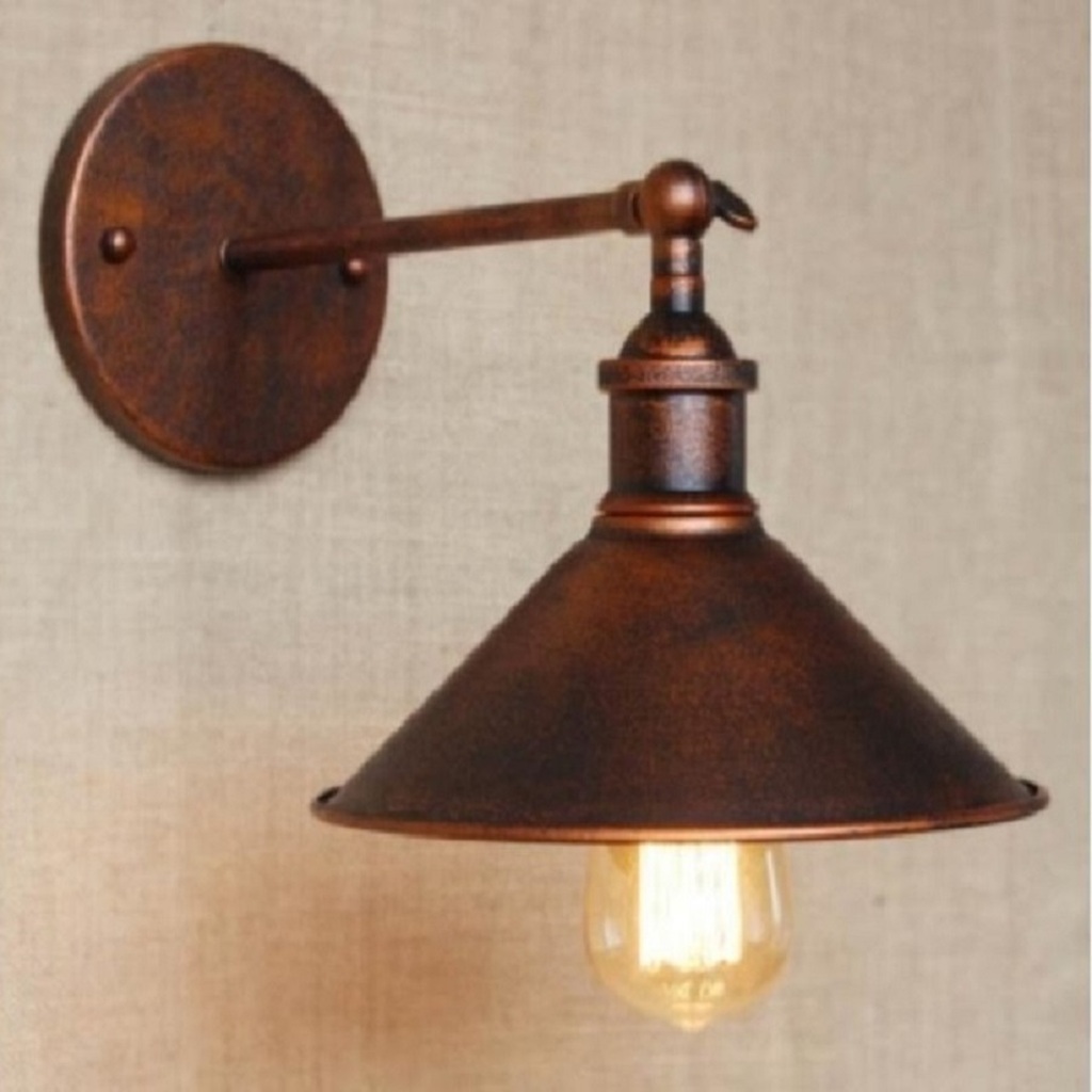 MYLİGHTS RETRO RUSTİK BAKIR ESKİME MAFSALI VİNTAGE APLİK 