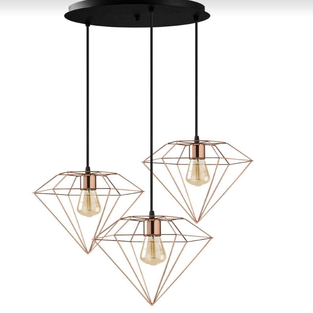 MYLİGHTS RETRO RUSTİK BAKIR METAL SARKIT AVİZE