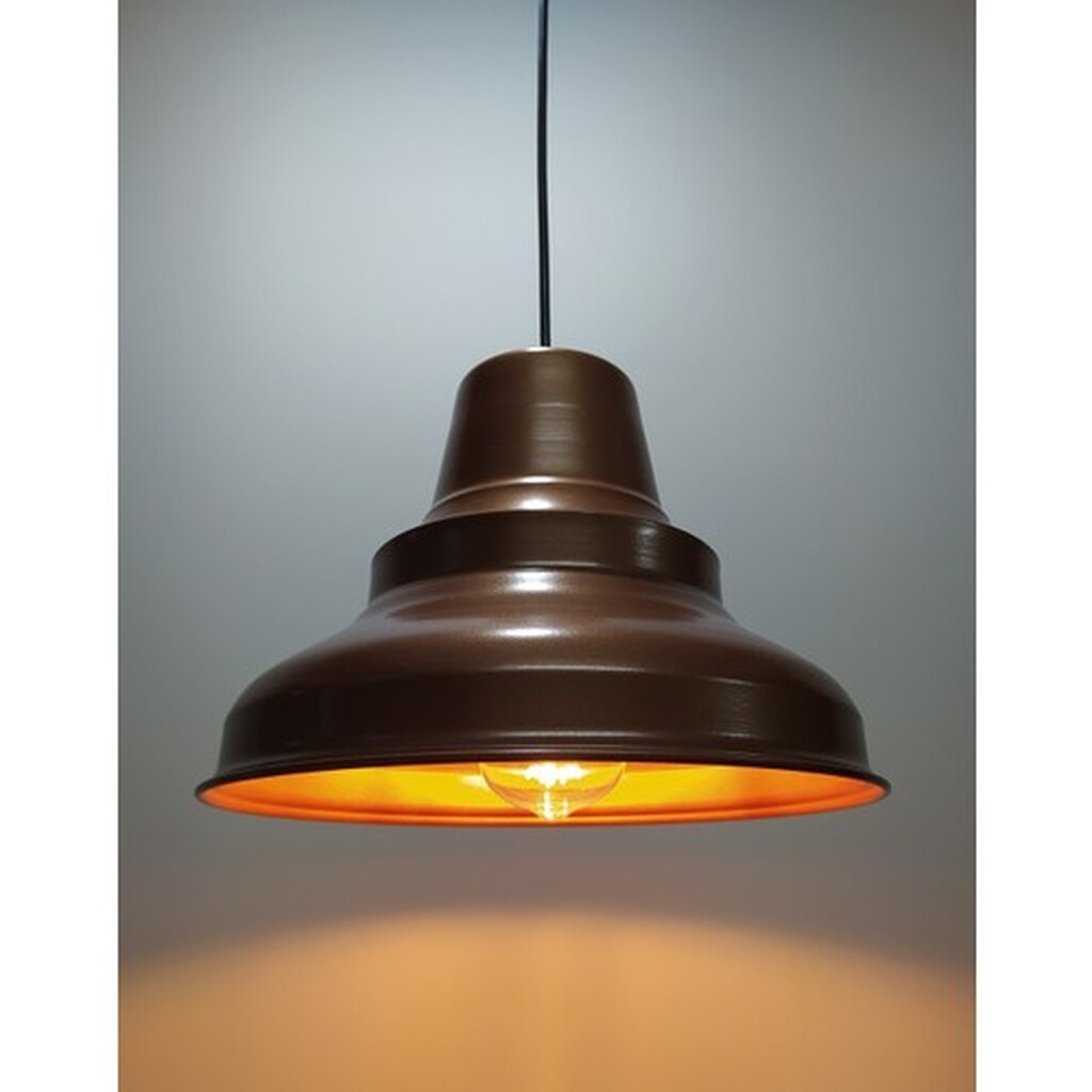 Mylights Retro Rustik Bakır Sarkıt Avize E 28 cm
