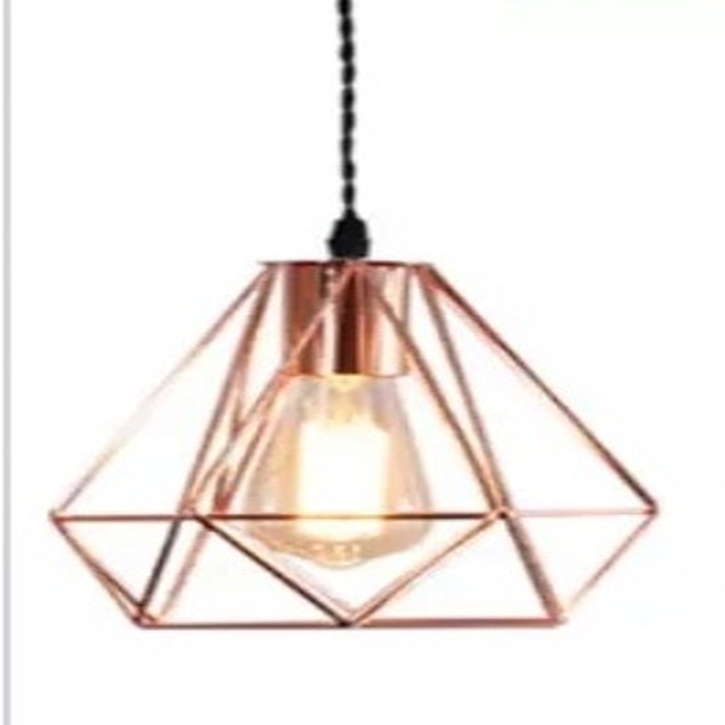 MYLİGHTS RETRO RUSTİK BAKIR TEKLİ SARKIT AVİZE