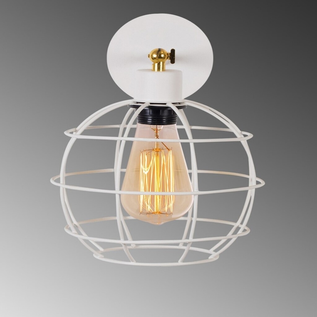 MYLİGHTS RETRO RUSTİK BEYAZ DÜNYA APLİK RUSTİK RETRO MAFSALI APLİK 