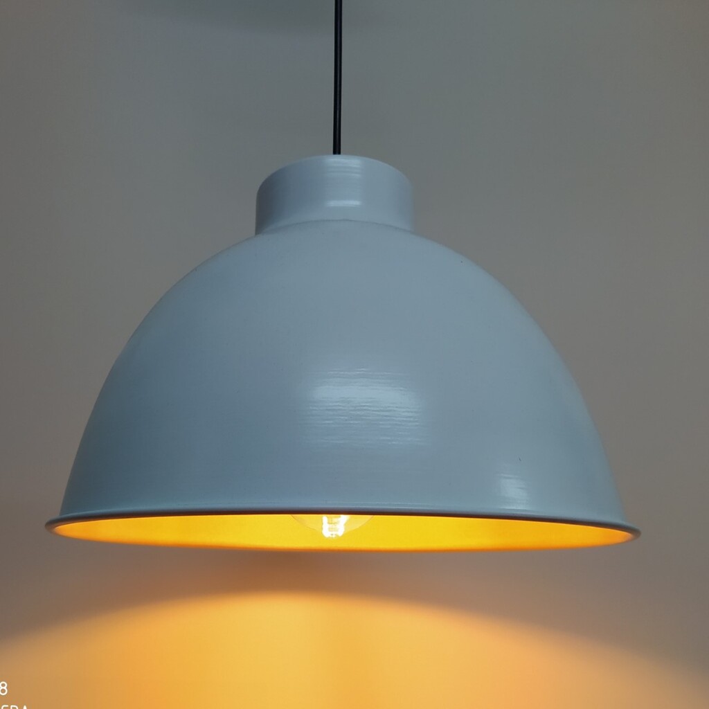 MYLİGHTS RETRO RUSTİK BEYAZ İÇİ ALTIN METAL SARKIT