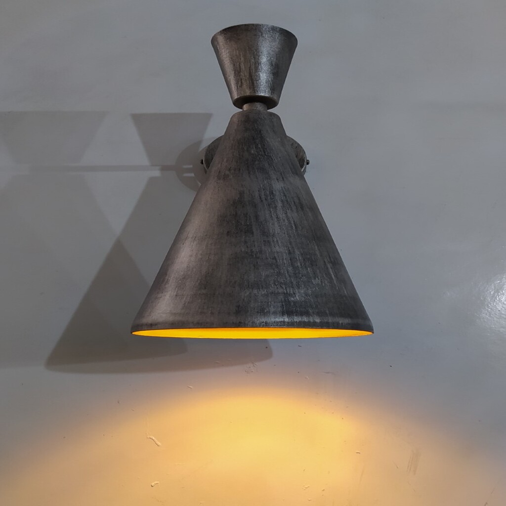 MYLİGHTS RETRO RUSTİK GRİ ESKİTME DUVAR LAMBASI APLİK