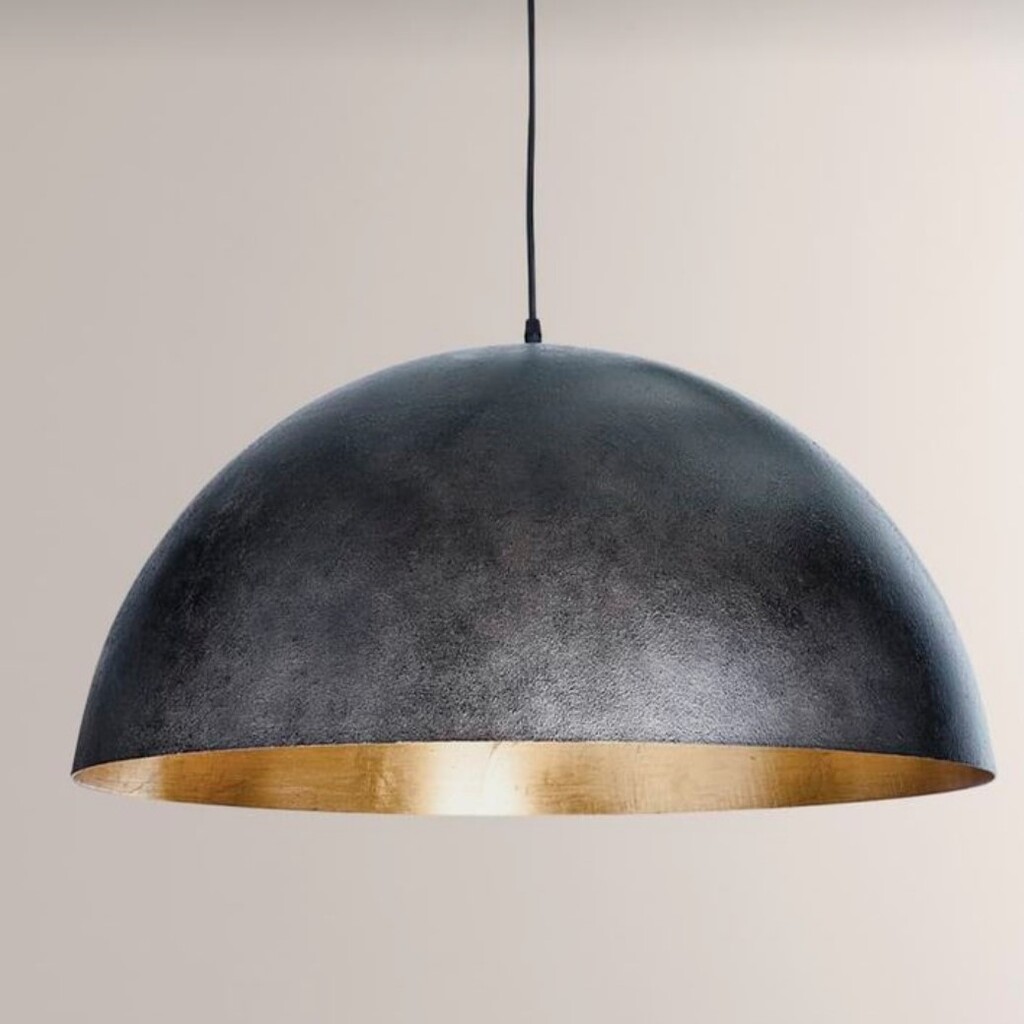 MYLİGHTS RETRO RUSTİK GRİ FIRCALANMIŞ VİNTAGE METAL SARKITAVİZE 40 CM