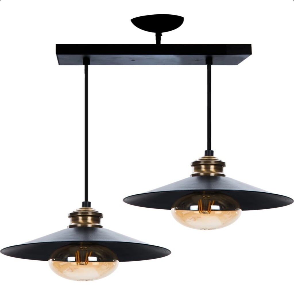 MYLİGHTS RETRO RUSTİK İKİLİ SARKIT AVİZE VİNTAGE AVİZE