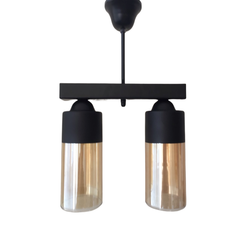 MYLİGHTS RETRO RUSTİK İKİLİ SIRALI AVİZE 30CM