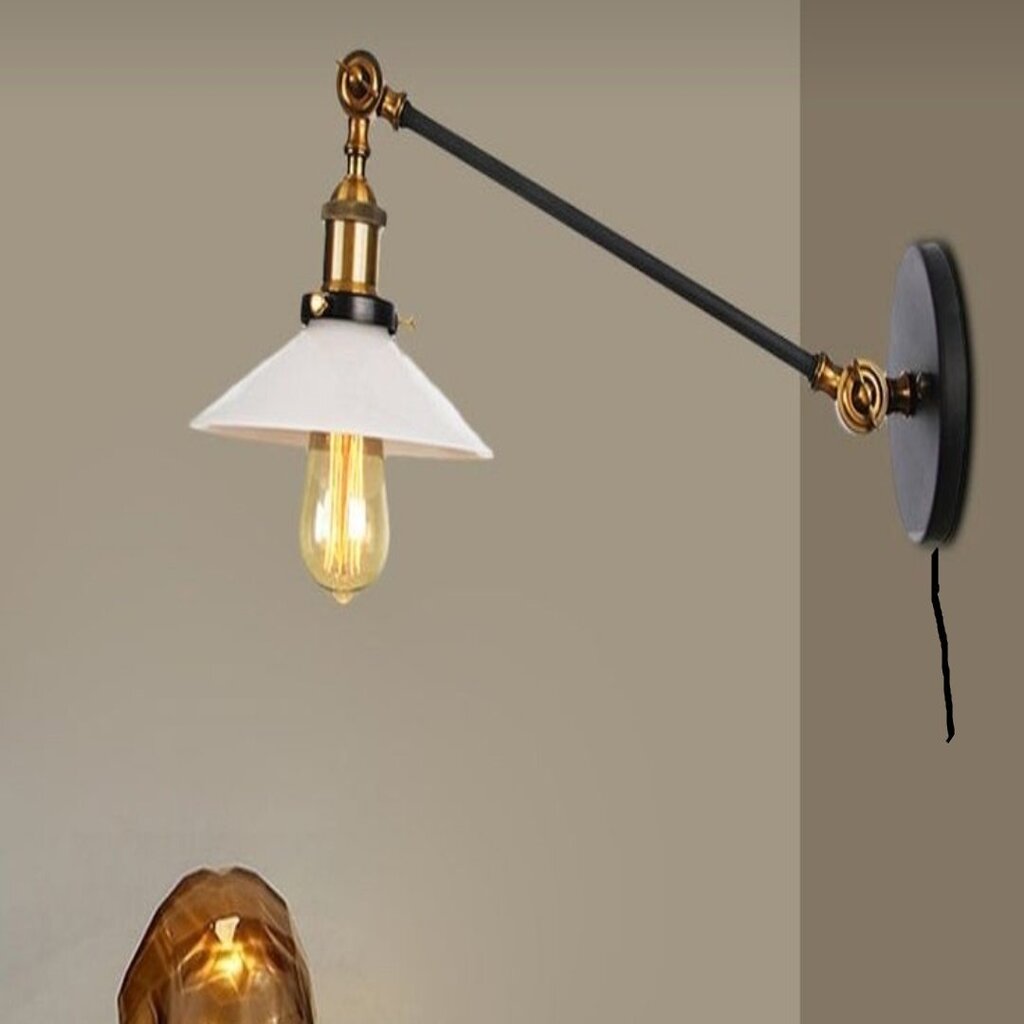 MYLİGHTS RETRO RUSTİK KABLOLU OKUMA LAMBASI GECE LAMBASI 