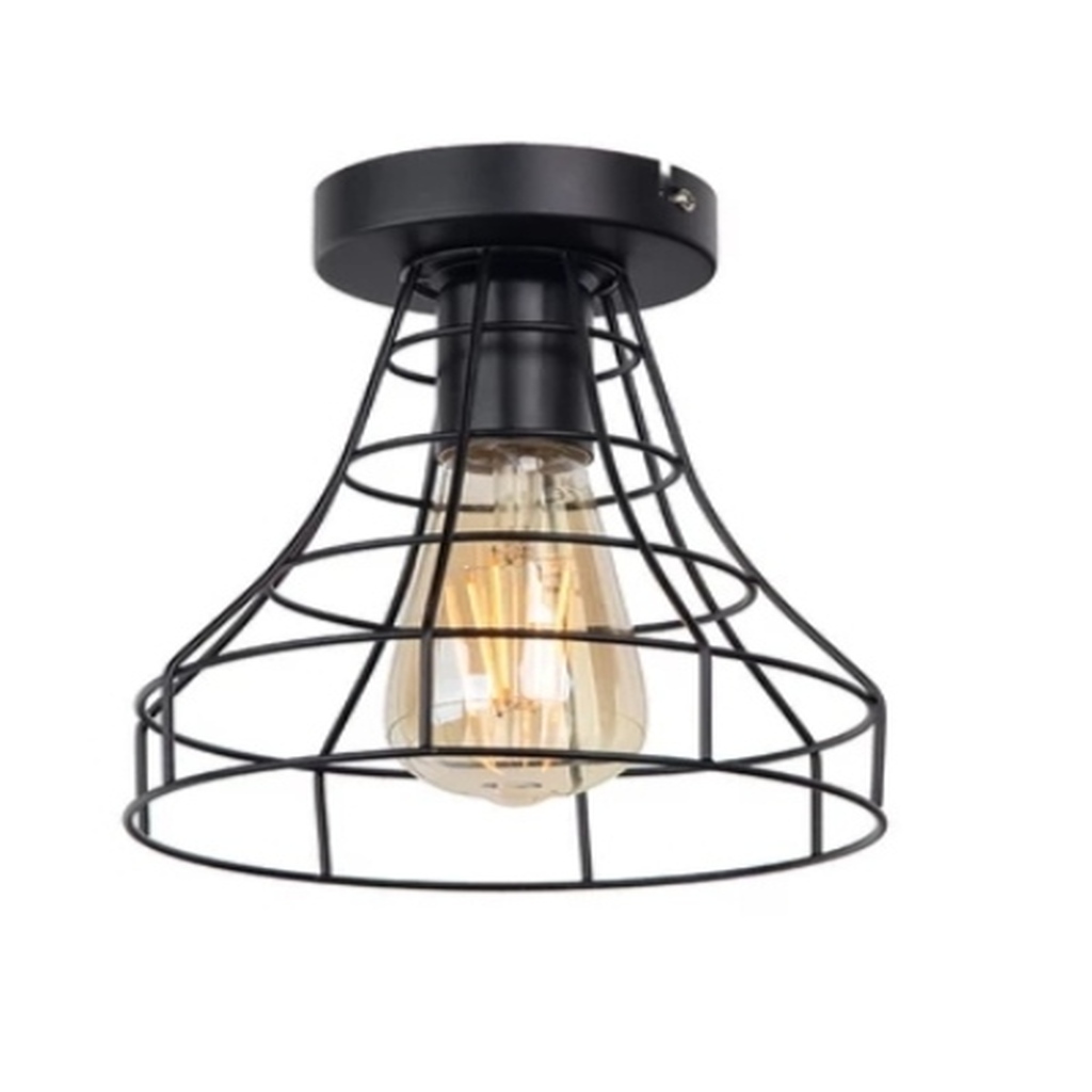 MYLİGHTS RETRO RUSTİK KONİK KAFES ARMATÜR AVİZE