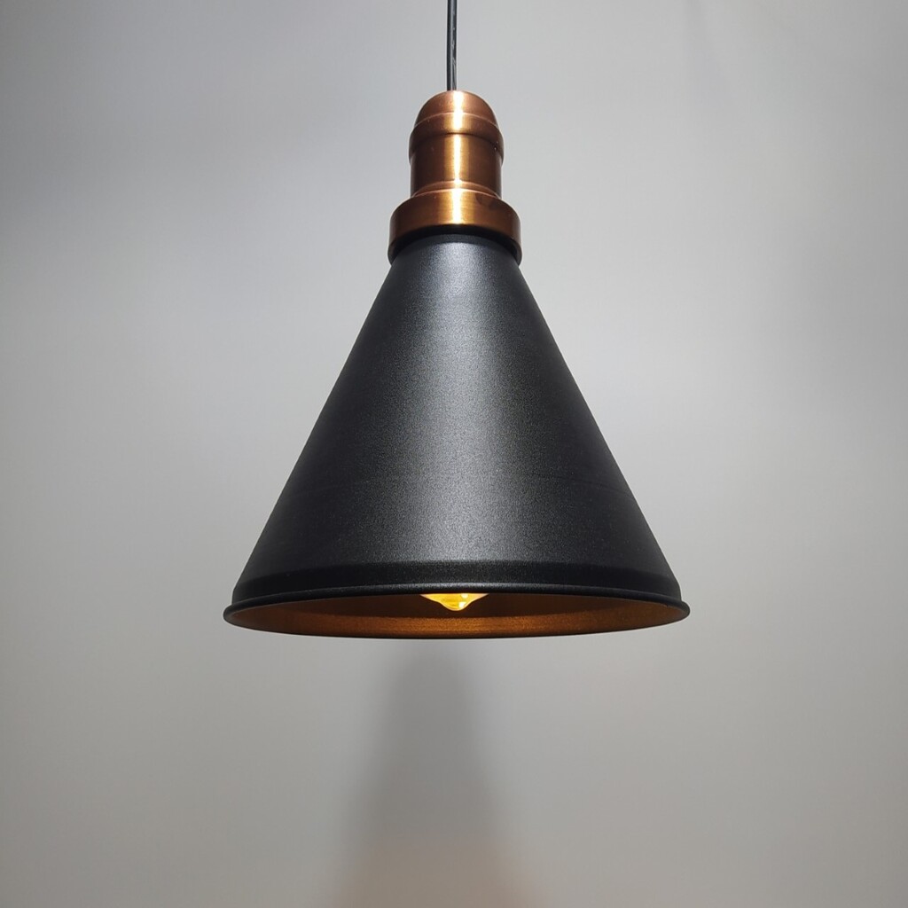 MYLİGHTS RETRO RUSTİK KONİK METAL SARKIT VİNTAGE AVİZE