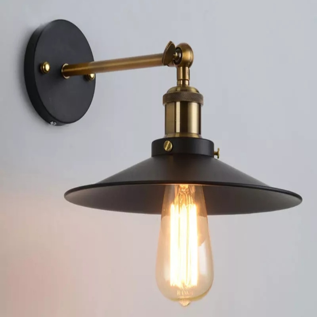 mylights retro rustik mafsalı aplik duvar lambası harekli başlık 22 cm en 