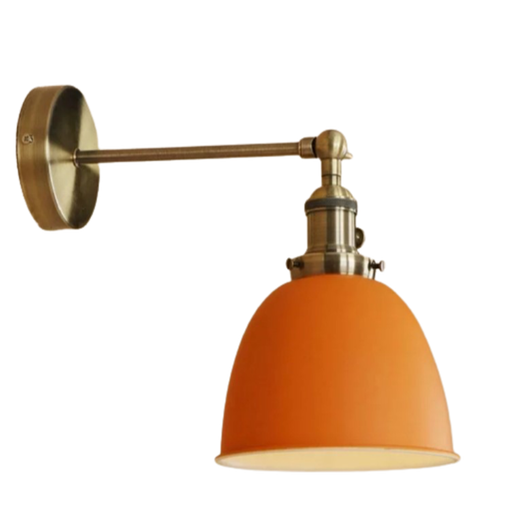 MYLİGHTS RETRO RUSTİK MAFSALI HAREKETLİ DUVAR LAMBASI APLİK HAREKETLİ TUTUNCU