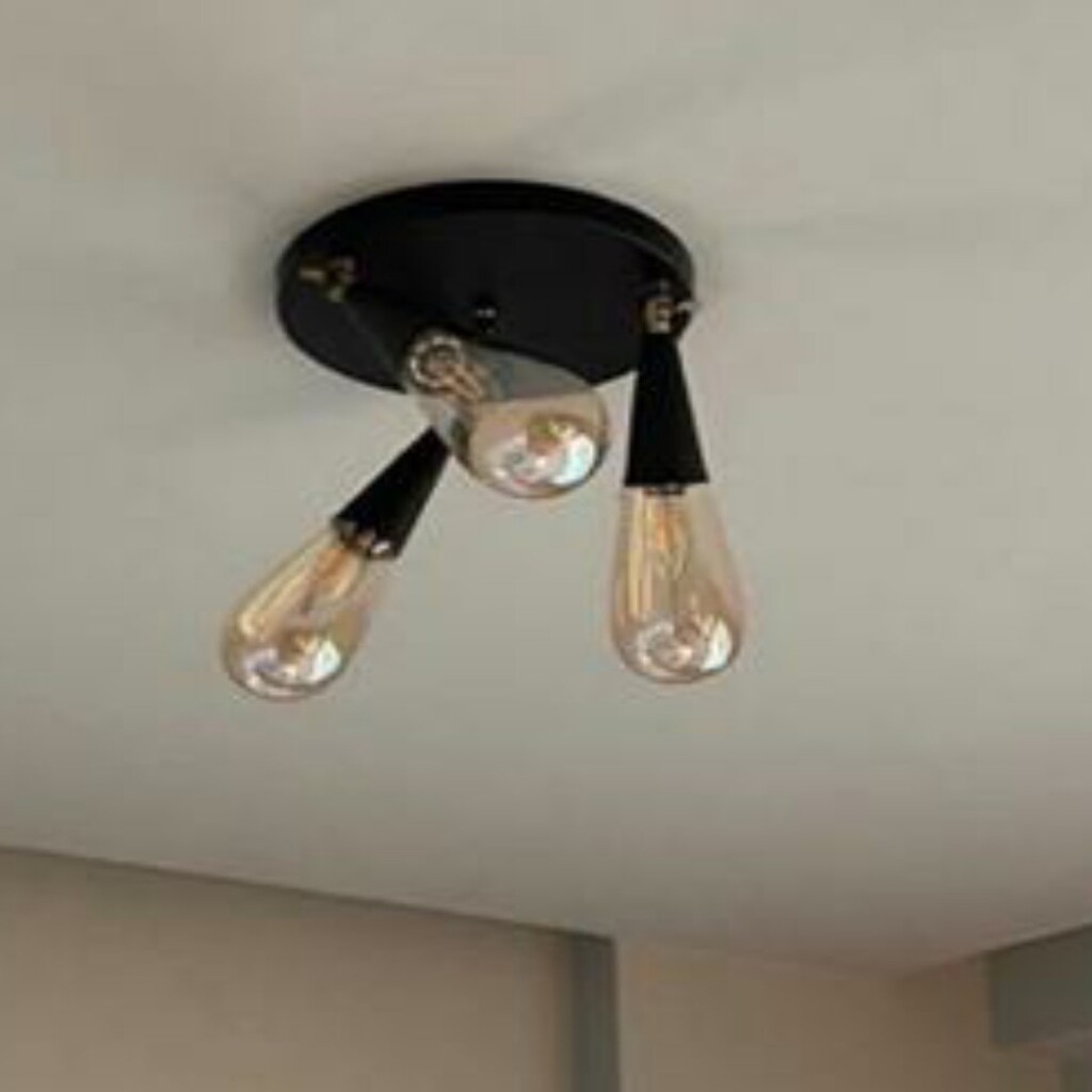 MYLİGHTS RETRO RUSTİK MAFSALI PLOFONYER AVİZE ÜÇLÜ HAREKETLİ ÜÇLÜ