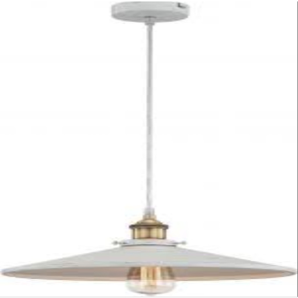 MYLİGHTS RETRO RUSTİK MAT BEYAZ METAL SARKIT AVİZE 40 CM