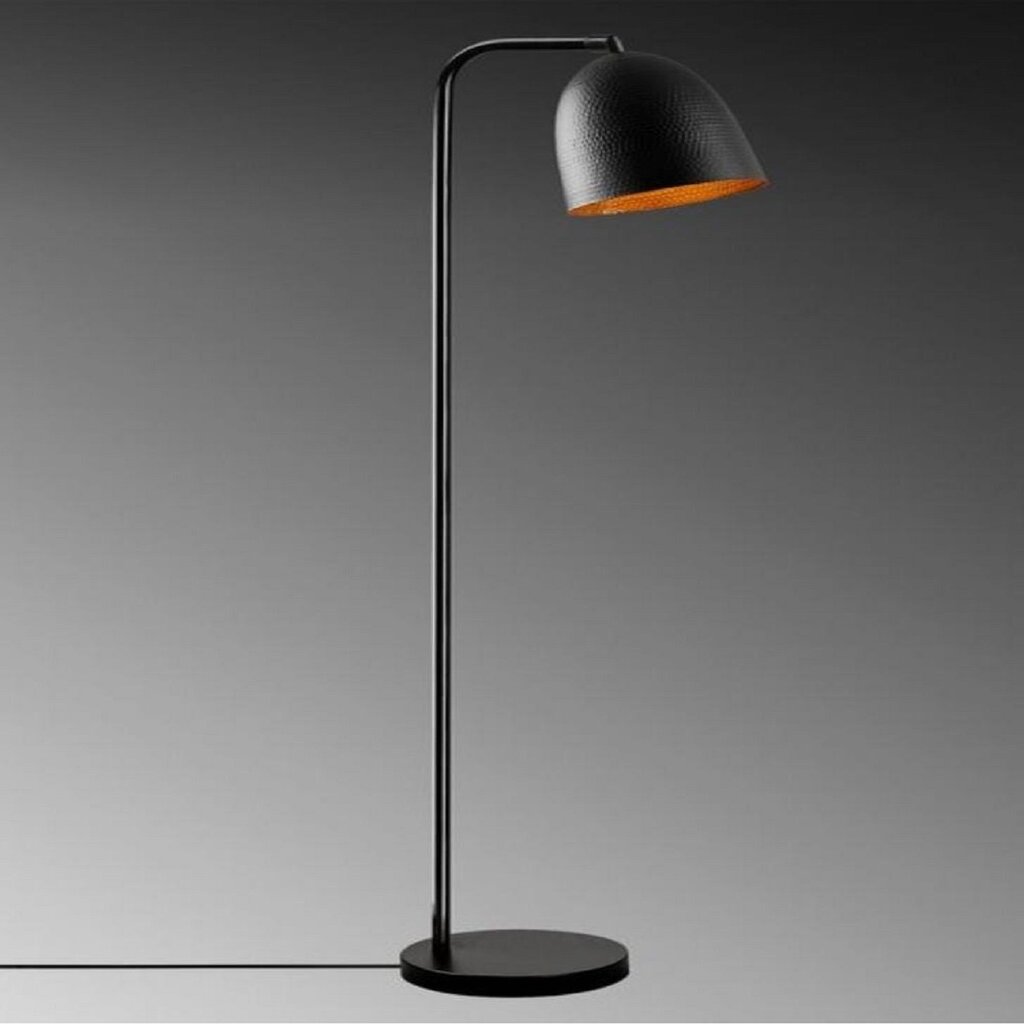 MYLİGHTS RETRO RUSTİK MAT SİYAH KÖŞE LAMBASI LAMBADER YERDEN AYDINLATMA