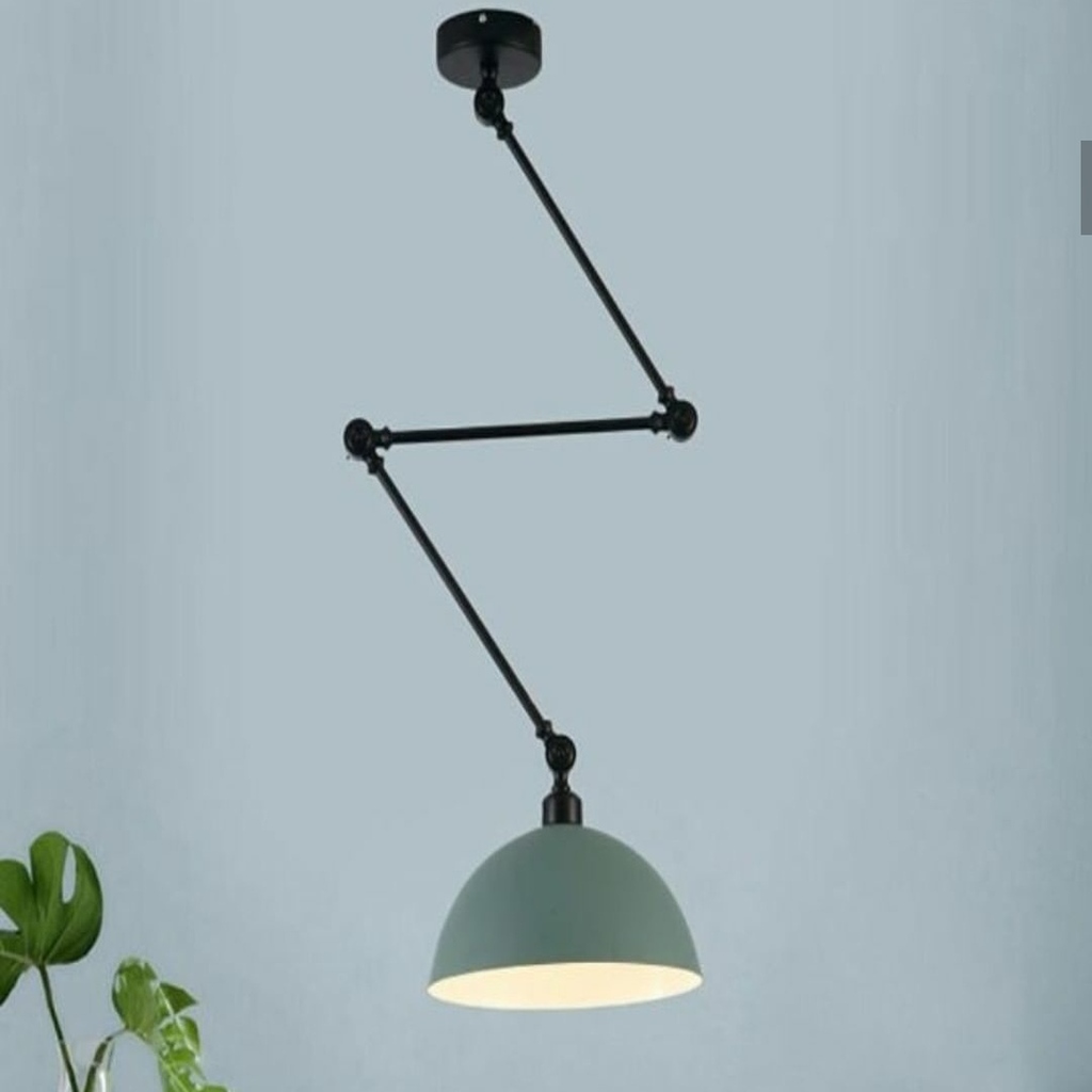 MYLİGHTS RETRO RUSTİK METAL AKROBAT AVİZE SUYEŞİLİ 30CM