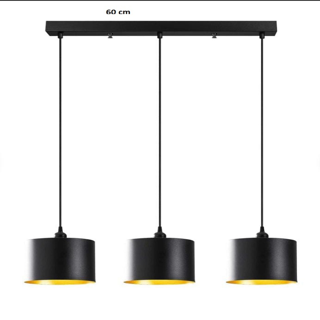 demet habek nylights masa üstü sıralı matel avize vintage rustik avize