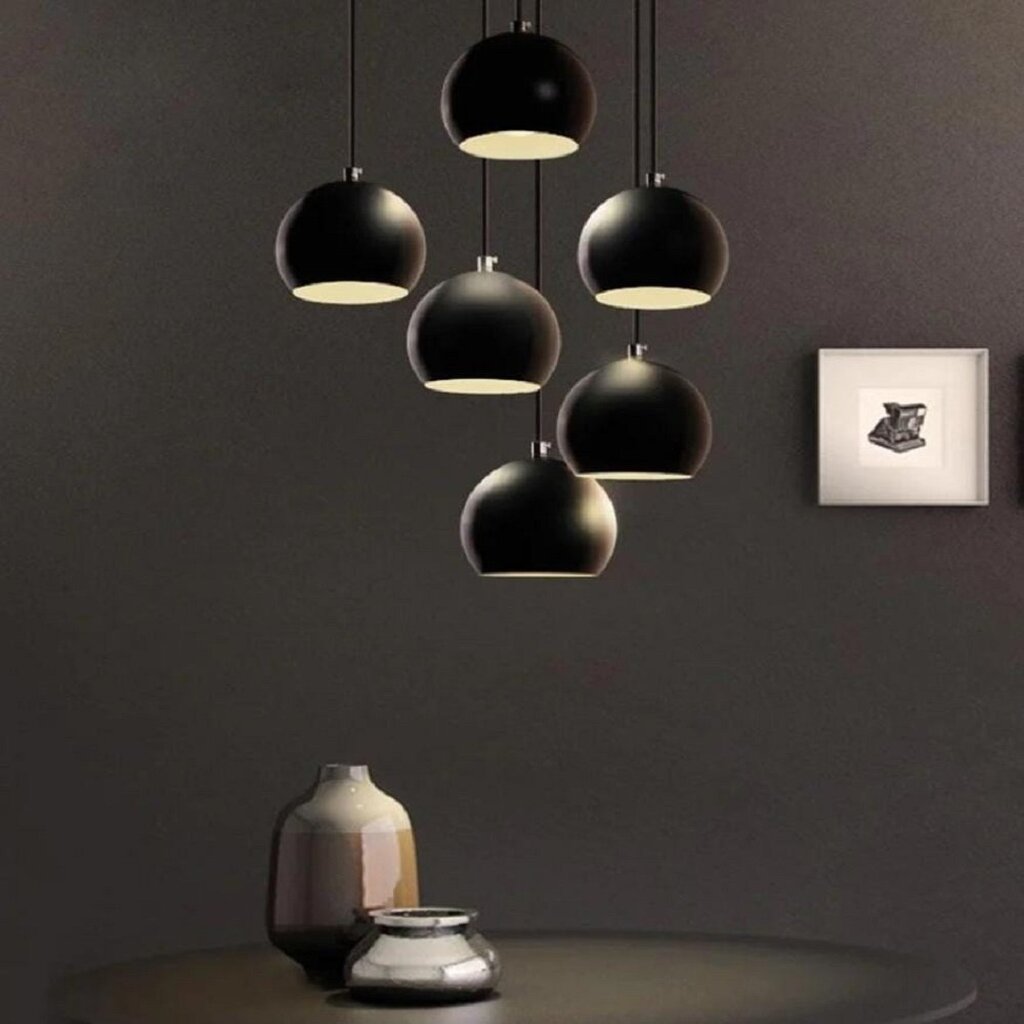 MYLIGHTS RETRO RUSTİK METAL MODERN ENDUSTRİYEL SARKIT 6 LI KÜRE AVİZE ( EV İSYERİ VEYA CAFE)