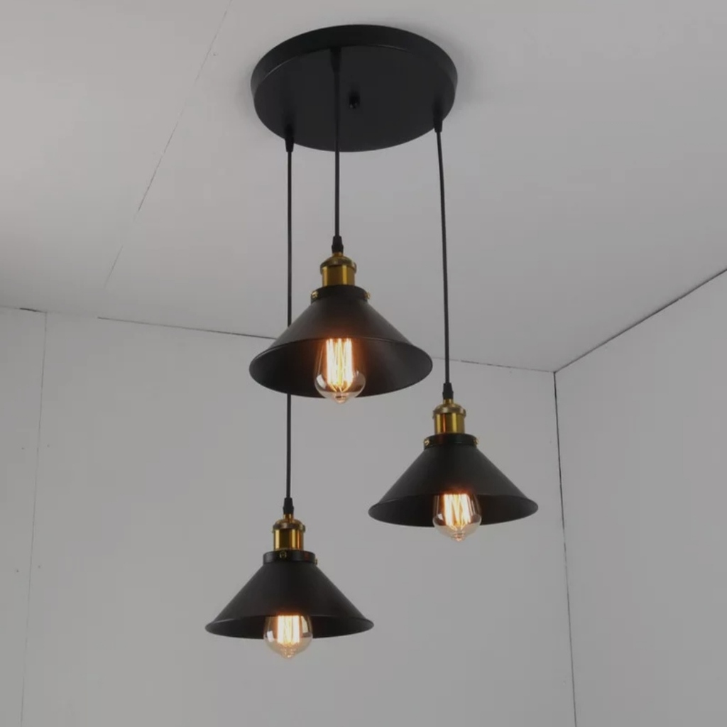 MYLİGHTS RETRO RUSTİK METAL SARKIT AVİZE