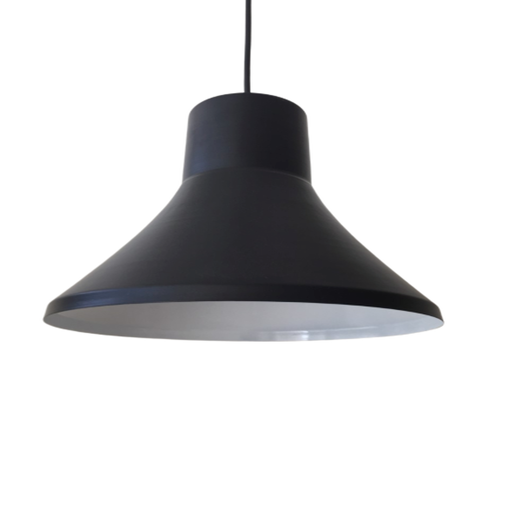 MYLİGHTS RETRO RUSTİK METAL SARKIT AVİZE MAT SİYAH İÇİ BEYAZ 