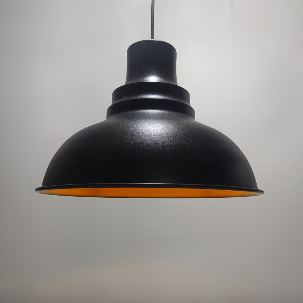 MYLİGHTS RETRO RUSTİK METAL SARKIT AVİZE SİYAH İÇİ BAKIR