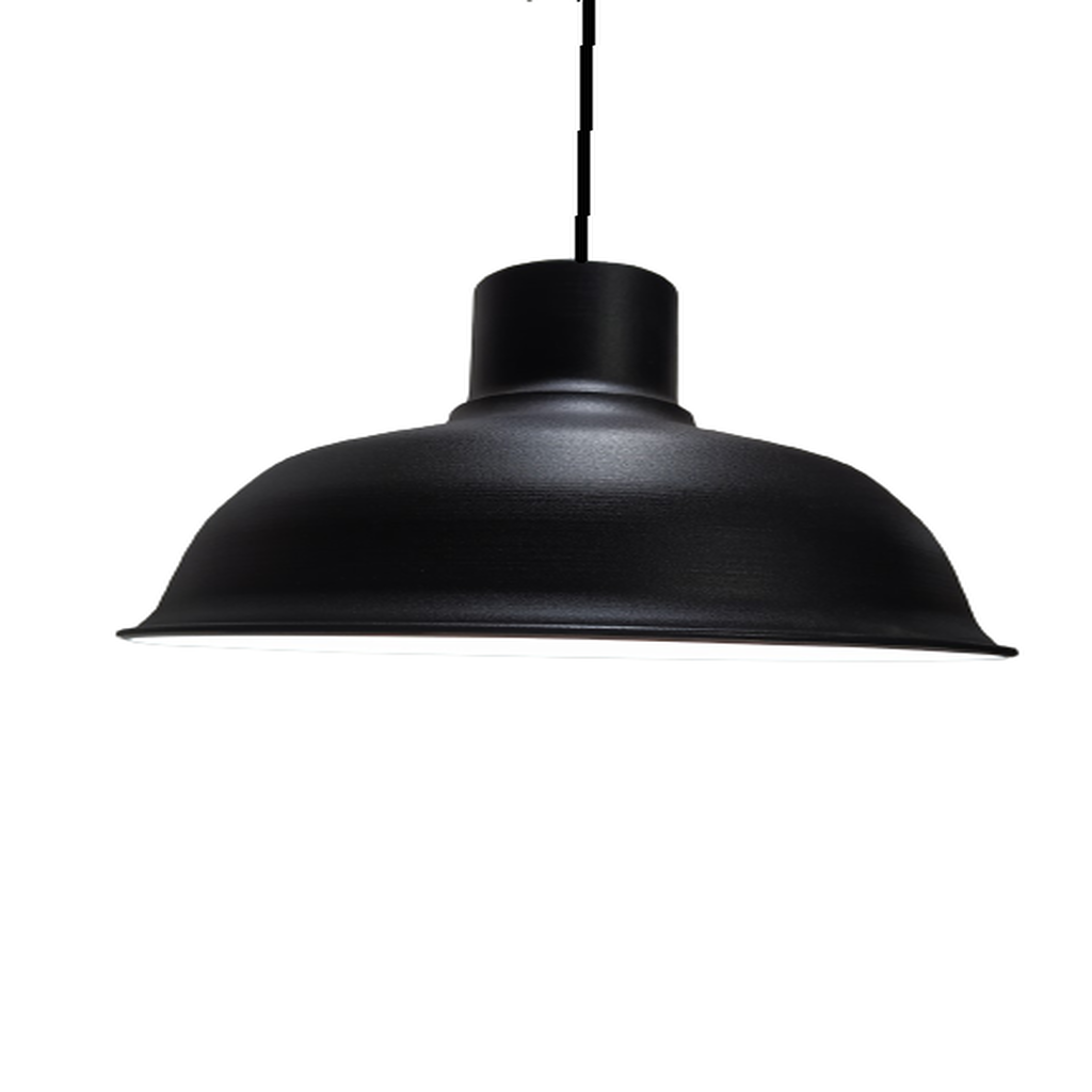 MYLİGHTS RETRO RUSTİK METAL SARKIT AVİZE SİYAH İÇİ BEYAZ