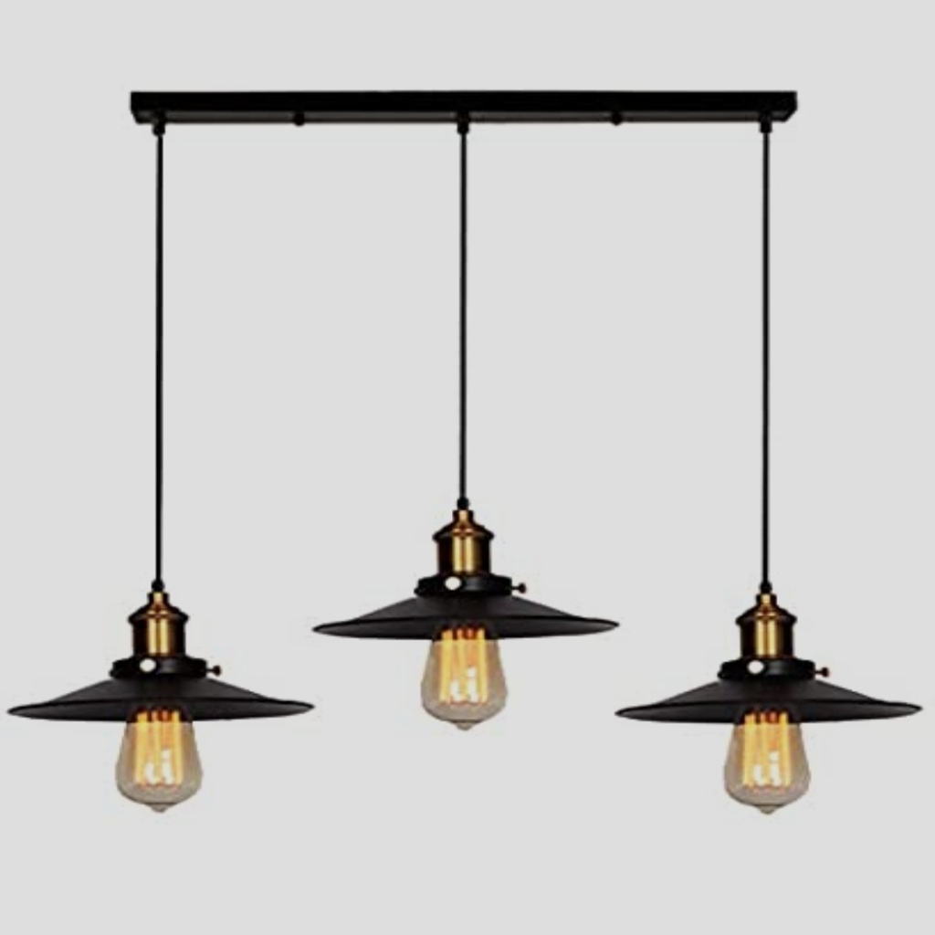 MYLİGHTS RETRO RUSTİK METAL SARKIT MASA ÜSÜT SIRALI AVİZE