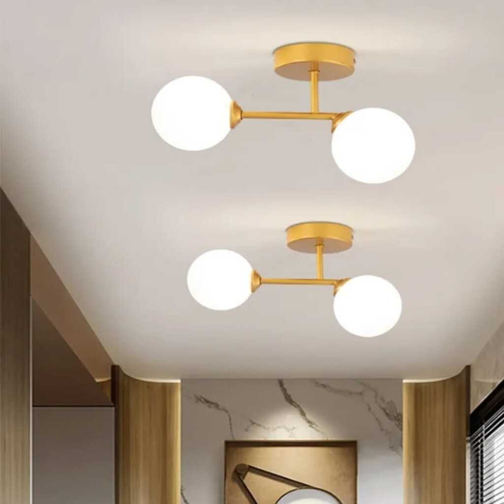 MYLİGHTS PLOFONYER TAVAN AVİZE OPAL CAM AVİZE MODER SPOR AVİZE