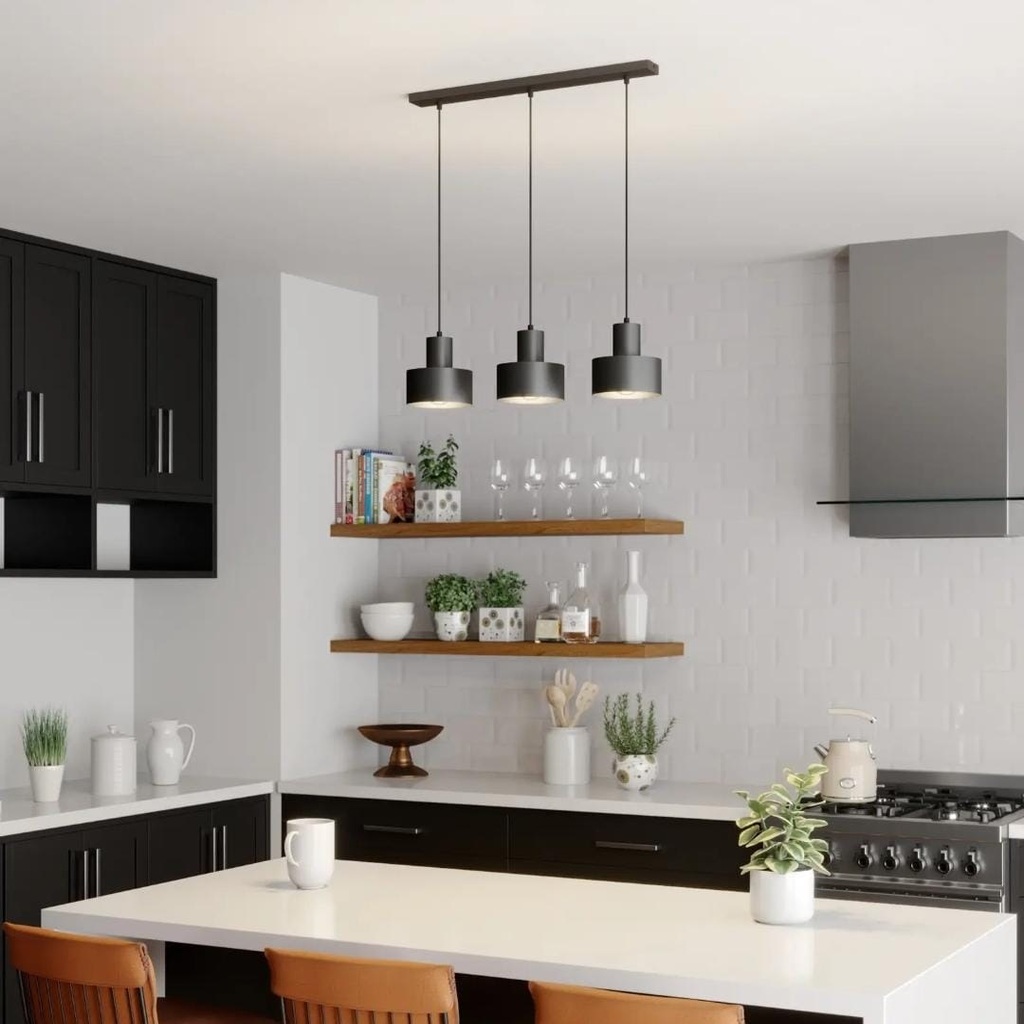 mylights retro rustik modern spor sıralı uclu sarkıt masa ustu avize 60 cm kasa 