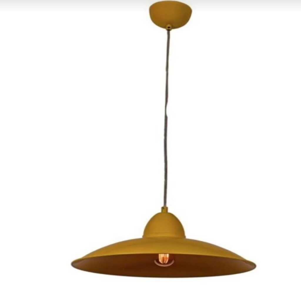MYLİGHTS RETRO RUSTİK SARI İÇİ SARI METAL SARKIT