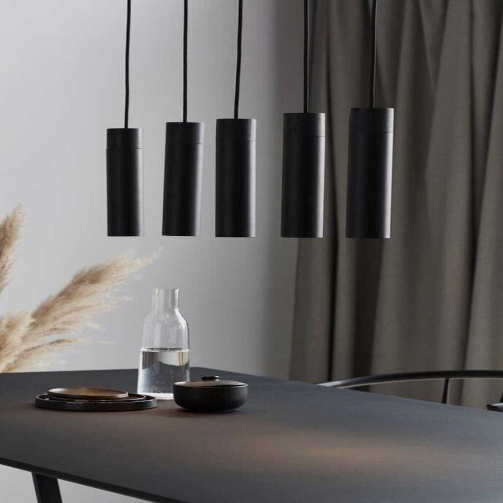 MYLİGHTS AMPULLÜ SIRALI MASA ÜSTÜ BEŞLİ SARKIT AVİZE GU10 LED ampul. Gün isigi dahildir