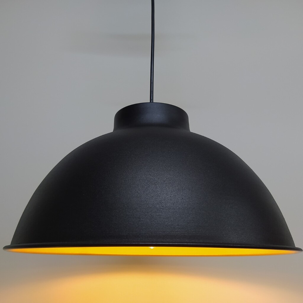 MYLİGHTS RETRO RUSTİK SİYAH İÇİ ALTIN METAL SARKIT AVİZE