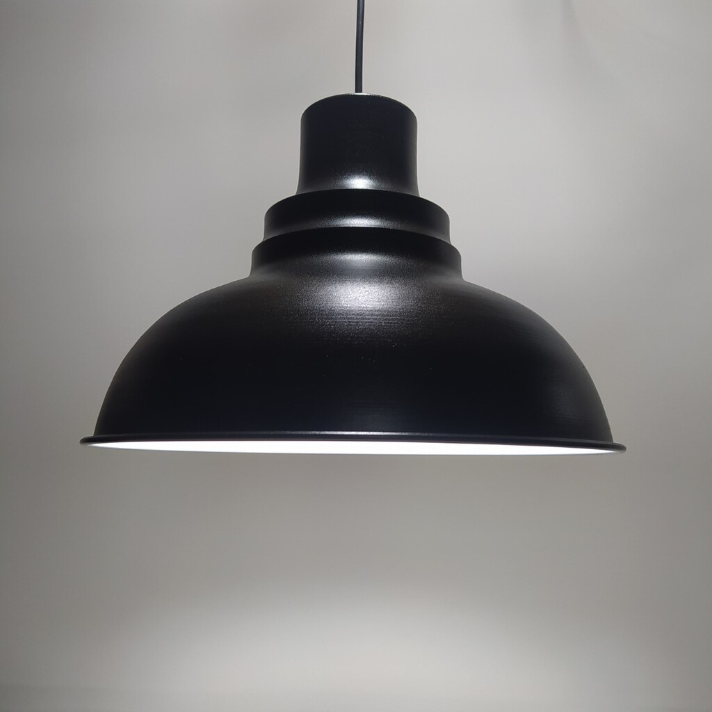 MYLİGHTS RETRO RUSTİK SİYAH İÇİ BEYAZ METAL SARKIT AVİZE