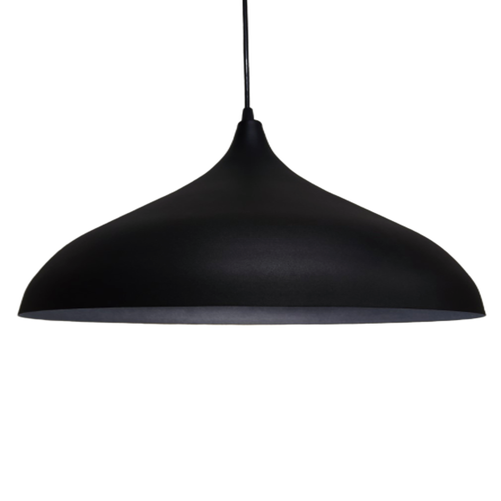 MYLİGHTS RETRO RUSTİK SİYAH İÇİ SİYAH METAL SARKIT AVİZE 43 CM EN