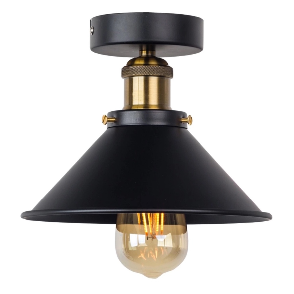 MYLİGHTS RETRO RUSTİK TAVAN AVİZE 23 CM PLOFONYER METAL AVİZE 